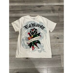 Ed Hardy size Medium t shirt corp rose